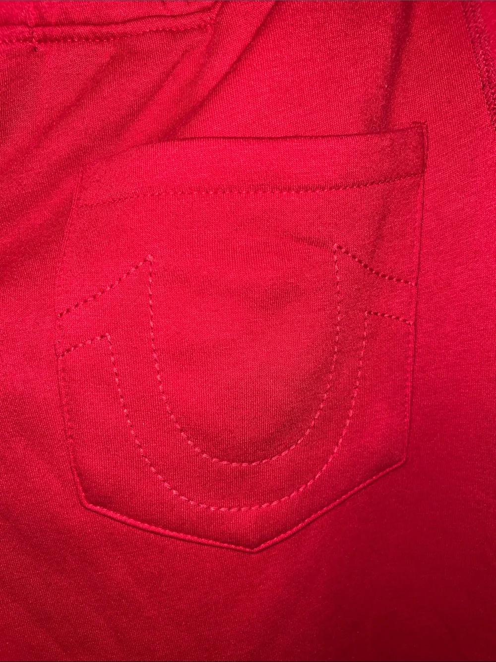 True Religion Rib Stitch Baggy Sweatpants